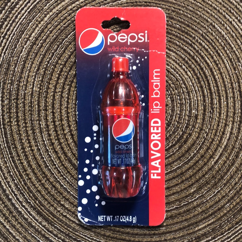 Pepsi Wild Cherry Lip Balm Bottle Style